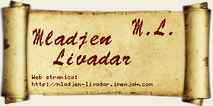 Mlađen Livadar vizit kartica